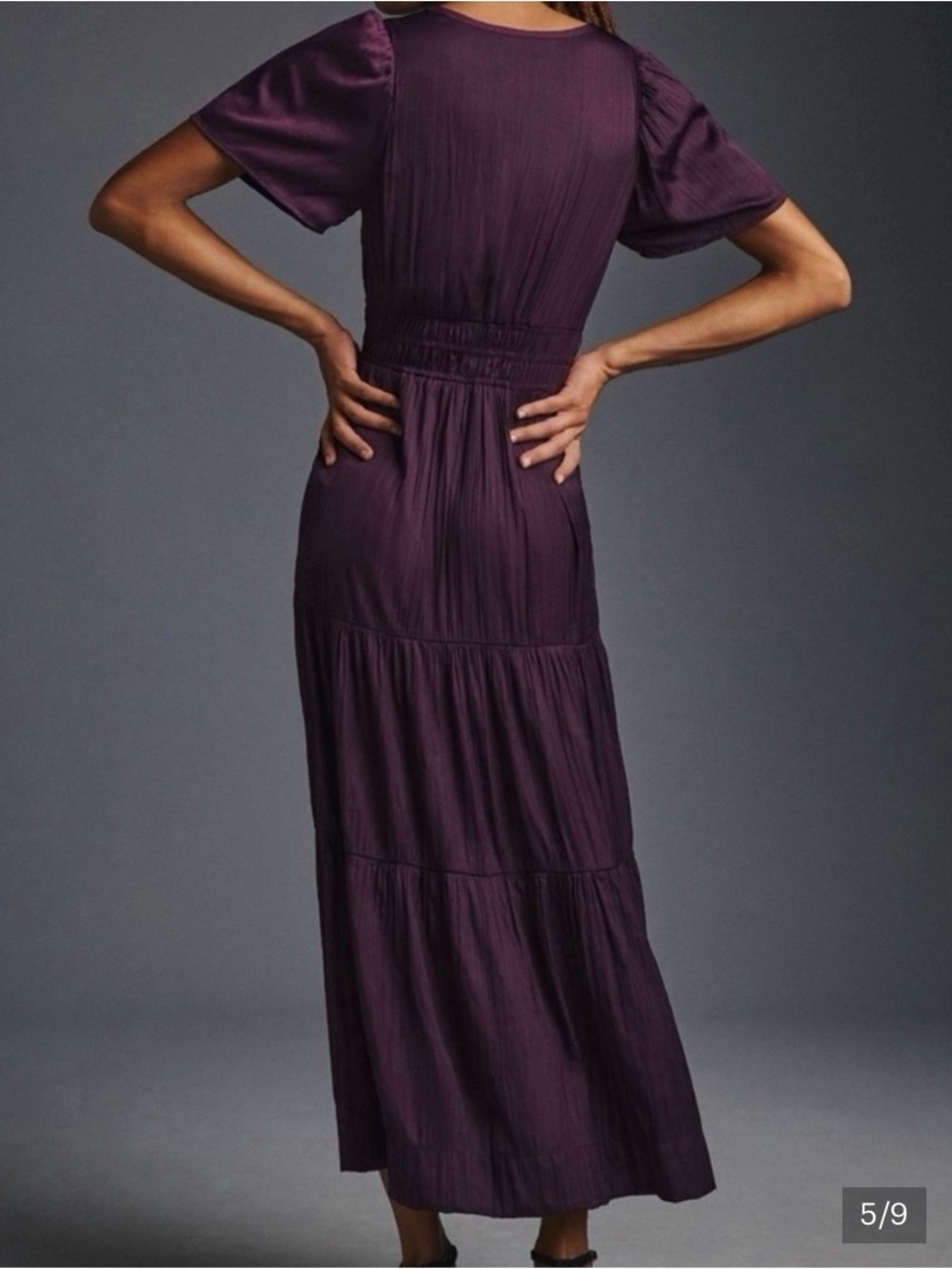 Anthropologie Somerset Silk/Satin Maxi Dress - Picture 2 of 6